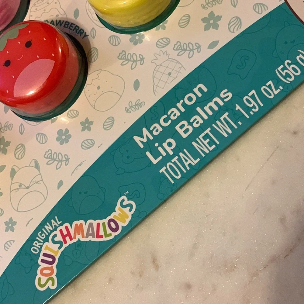 Squishmallows 8 Flavored Lip Balm Macaron Lip Balms